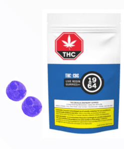 1964 - Blue Dream Blue Raspberry FSE Live Rosin THC:CBG 1:1 Gummies